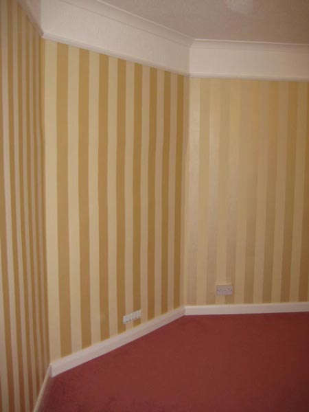 After — living room redecorated